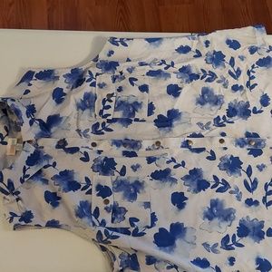 LulaRoe Roxanne Snap Tank 2XL